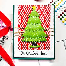 Stamps of Life Christmas Tree Flip-It Card Kit