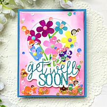 Stamps of Life Flower Frenzy A2 Card Front Stamp and Die Set