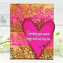 Stamps of Life Flower Frenzy Border Stamp and Die Set
