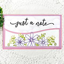 Stamps of Life Flower Frenzy Border Stamp and Die Set