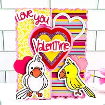 Stamps of Life Heart-Design Flip-It Card Kit