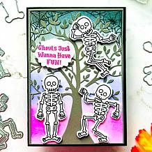 Stamps of Life Skeleton Squad Halloween Stamp and Die Set