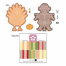 Stamps of Life Turkey and Scarecrow Fold-It A2 Card Kit