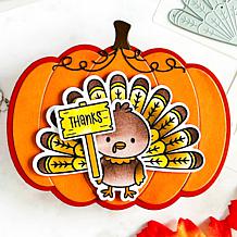 Stamps of Life Turkey Time Stamp, Die and Stencil Kit