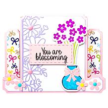 Stamps of Life You Are Loved Step-Up A2 Card Stamp and Die Set