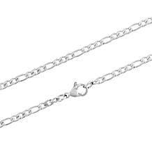 Stately Steel Double Layer Cross Necklace and Bracelet