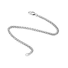 Stately Steel Palma Chain 11" Ankle Bracelet