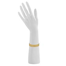 Stately Steel Polished and Twisted 7-piece Bangle Set