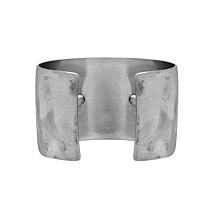 Stately Steel Purple Square Cuff