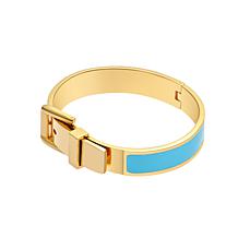 Stately Steel Stainless Steel Belt Buckle Bangle Bracelet
