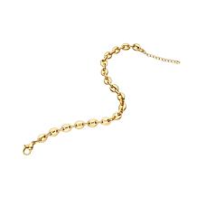 Stately Steel Stainless Steel Coffee Bean Bracelet