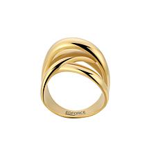 Stately Steel Stainless Steel Crossover Ring