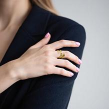 Stately Steel Stainless Steel Snake Ring