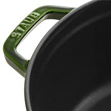 Staub 4-Quart Cast Iron Round Cocotte in Majolic Colors