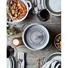 Staub 4-Quart Cast Iron Round Cocotte in Majolic Colors