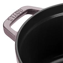 Staub 4-Quart Cast Iron Round Cocotte in Matte Colors