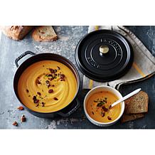Staub 4-Quart Cast Iron Round Cocotte in Matte Colors