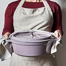 Staub Cast Iron 7QT Round Cocotte- Turquoise