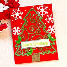 Stephanie Barnard Fold-It Christmas Card Die Set