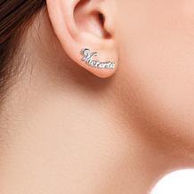 Sterling Silver Personalized Name Crawler Earrings