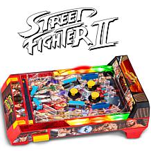 Street Fighter II Arcade Pinball Machine with LED Lights