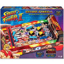 Street Fighter II Arcade Pinball Machine with LED Lights
