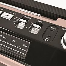 Studebaker Retro Bluetooth Boombox w/CD Player, Radio & Cover