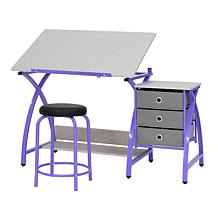 Studio Designs 2-Piece Comet Drafting Table and Stool Set