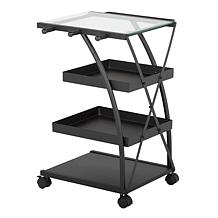 Studio Designs Triflex 4-Tier Metal Mobile Organizer Cart