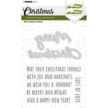 Studio Light Stamp & Cutting Die Christmas Sentiments 11 PC nr.43