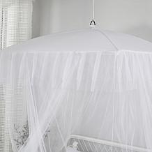 Sultana Square Collapsible Umbrella Sheer Mosquito Bed Canopy