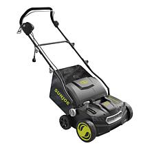Sun Joe 15" Electric Lawn Scarifier & Dethatcher with Bag