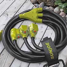 Sun Joe 25' 10-Gauge 3-Way Split Extension Cord