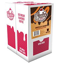 Sundae Ice Cream Flavored Coffee Pods, Chocolate Caramel 48-Count