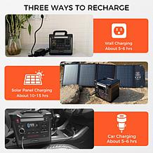 Sungale 300W Portable Power Station and Solar Power Combo