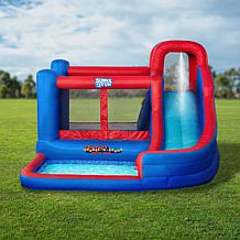 Sunny & Fun Compact Bounce-A-Round Inflatable Water Slide Park