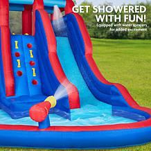 Sunny & Fun Double Dip Inflatable Water Slide Park
