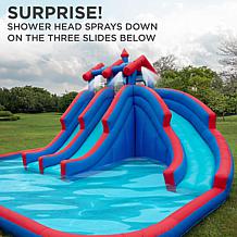 Sunny & Fun Mega Sport Inflatable Triple Slide Water Park