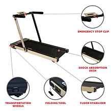 Sunny Health & Fitness ASUNA Slim Folding Motorized Treadmill