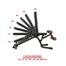 Sunny Health and Fitness Fully Adjustable Utility Weight Bench