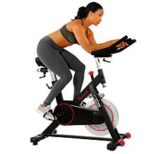 Sunny Health & Fitness Magnetic Belt Drive Indoor Bike w 44lb Flywheel
