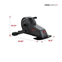 Sunny Health & Fitness Motorized Under Desk Bike for Legs and Arms