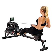 Sunny Health & Fitness Obsidian Surge 500M Water Rowing Machine