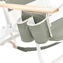 SUNNYLiFE Deluxe Beach Chair in Seagrass Sage with Cooler Pocket