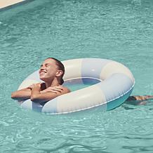 SUNNYLiFE La Mer Med Inflatable Blue Pool Ring Float 41.7"
