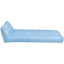 SUNNYLiFE Luxe Lie-On Lounger Inflatable Pool Float - La Mer Med Blue