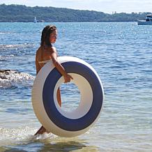 SUNNYLiFE Marine Navy Inflatable Pool Ring 41.7" Float