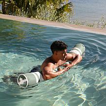 SUNNYLiFE Mesh Pool Noodle - Seagrass Eucalyptus Stripe