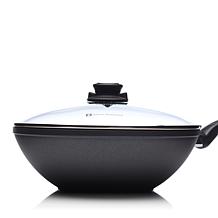 Swiss Diamond Induction, Nonstick 11" Wok with Lid