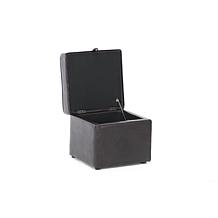 Sydney Faux Leather Storage Ottoman